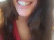 Do You Wanna Watch Me Pee? Girl TALKS While She PEES in TOILET Dress Thong Panties Pink Shoes Piss 11/16