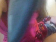 Do You Wanna Watch Me Pee? Girl TALKS While She PEES in TOILET Dress Thong Panties Pink Shoes Piss 6/16