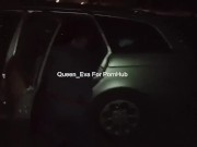 AMATORIALE - Giovane moglie italiana leccata da guardone in macchina mentre il marito riprende 12/16