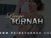 British Babe Paige Turnah is on her lunch break and teasing you with her banana blowjob and pussy st 16/16