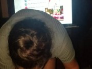 Native American reverse cowgirl pounds dick then sucks and pulls the cum right out! SO HOTT!! 14/16