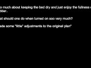 Saras Adventures 6.2 - Masturbating in Bed while desperate to pee gets the bed wet 7/16