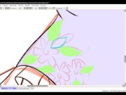 Speed Paint - Frisk y Chara Bikini 14/16