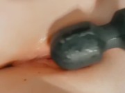 Sexy college girl plays with her toy ( close up ) 12/16