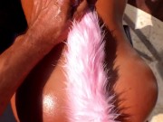 Mi Fa bagnare tutta con il Butt Plug a Coda di Cavallo, Poi mi scopa duramente 15/16