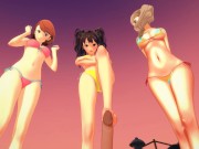 Persona - Footjob party - 3D Hentai 15/16