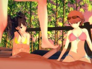 Persona - Footjob party - 3D Hentai 2/16