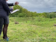 real estate business woman used for sex outdoor public wild and messy 4/16