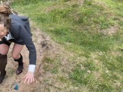 real estate business woman used for sex outdoor public wild and messy 5/16