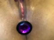Anal Play with Butt plug 15/16