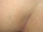 ANALBESAMUNG - Mein enges Teenyarschloch ist zu eng für ihn ANAL Creampie - DildoLove19 15/16