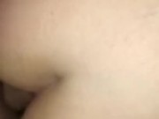 ANALBESAMUNG - Mein enges Teenyarschloch ist zu eng für ihn ANAL Creampie - DildoLove19 6/16