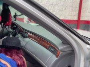 Car Wash Short Skirt No Panites (Pussy Exposed)! 11/16