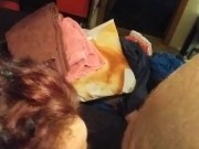 Pierced Kitty dick shamed this fucker while she sucked his tiny little cock off 10/16