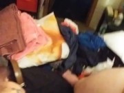 Pierced Kitty dick shamed this fucker while she sucked his tiny little cock off 11/16