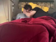 mature man wakes up with a blowjob, then gets Fucked! 3/16