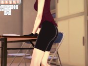 3D HENTAI Sakura masturbates at the edge of the table 2/16
