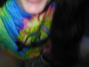 Public Outside Outdoors Nature Pee @ Dusk! Hairy Hippie Slut Has NO TOILET PAPER! She Pees Anyway! 12/16