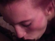 Sucking a bbc until she cries 15/16