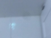 Danna gets horny in a job interview and masturbate in the office bathroom. 4/16