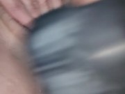 Getting fucked with big black dildo and having multiple orgasms 15/16