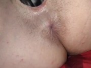 Getting fucked with big black dildo and having multiple orgasms 6/16