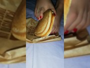 Porno con il cibo femdom fetish