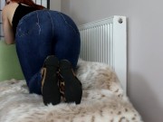 AMY WYNTERS STINKY FLATS & SWEATY FEET JOI - FEMDOM FEET WORSHIP POV 8/16