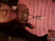 Creamy pussy/riding pink dildo 1/16