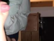 I make him cum with my hot nails that shine from the oil. If I hadn't tickled his balls, he wouldn't 12/16