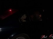 Whore Slut-Orgasma Celeste is pissing on the street at night 16/16