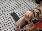 Fortnite Penny cosplay fucked in bathroom toilet Facefuck, Doggy, Thighjob, BJ, Cumshot 16/16