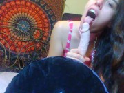 Sucking Cock You're my Master: Moaning Dildo Worship: Submissive Hot Slut PinkMoonLust from ONLYFANS 7/16