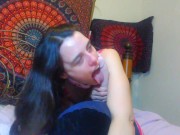 Sucking Cock You're my Master: Moaning Dildo Worship: Submissive Hot Slut PinkMoonLust from ONLYFANS 9/16