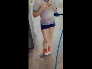 Got SOAKED at the carwash 6/16