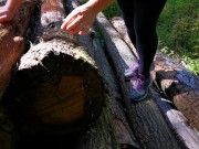 Große nackte Brüste schön abmelken in der Öffentlichkeit 1/16