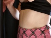 Gloryhole Big Cock Handjob Cum On Tits