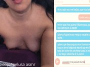 Me miras a escondidas cuando chateo y me masturbo para ti, Joi en español audio roleplay 3/16