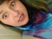 filming me,tattooed underboobs in public Tattoo shop fingering pussy in shops public toilet 16/16