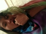 filming me,tattooed underboobs in public Tattoo shop fingering pussy in shops public toilet 7/16