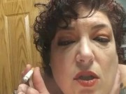 That Whore Pierced Kitty is Sexy Smoking Again Wanting A Fat Long Dick Inside Her Tight Pussy 2/16