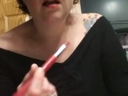 That Whore Pierced Kitty is Sexy Smoking Again Wanting A Fat Long Dick Inside Her Tight Pussy 5/16