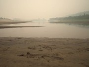 porn blooper: public strapon sex interrupted by group of off road vehicles at the river 8/16