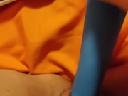 Watching lesbian porn while masturbating my wet pussy 12/16