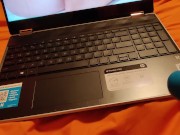 Watching lesbian porn while masturbating my wet pussy 15/16