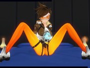 3D HENTAI POV OVERWATCH Tracer fucks you and has many orgasms 2/16