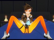 3D HENTAI POV OVERWATCH Tracer fucks you and has many orgasms 3/16