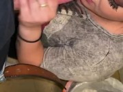 Finally got to suck the hot maintenance mans dick In my work bathroom  4/16