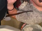 Finally got to suck the hot maintenance mans dick In my work bathroom  9/16