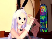 BUNNY GIRL FAIRY TAIL MIRAJANE STRAUSS 3D HENTAI 2/16